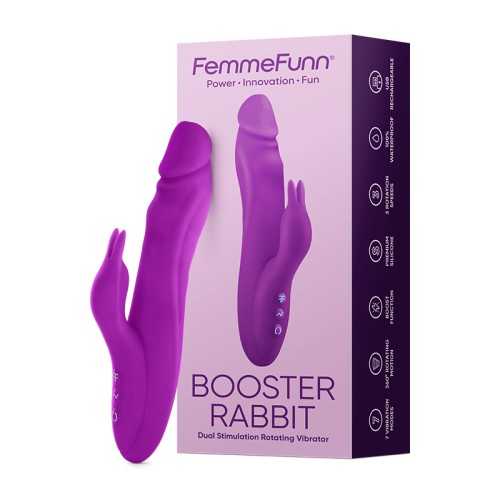 Vibrador Conejo FemmeFunn Vortex Booster Morado