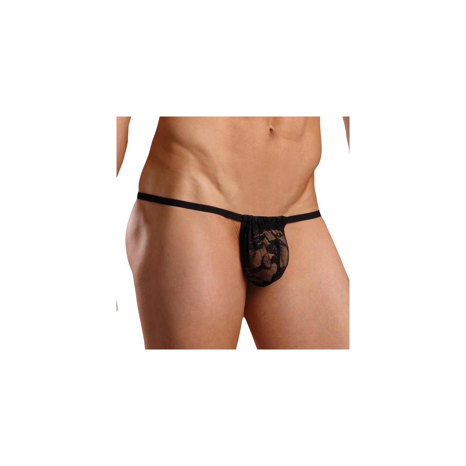 Male Power Stretch Lace Posing Strap