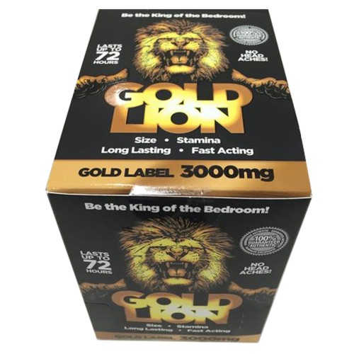 Píldora de Mejora Masculina Gold Lion