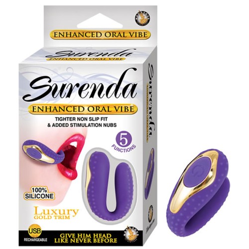 Vibrador Oral Surenda Mejorado Recargable por USB con 5 Funciones