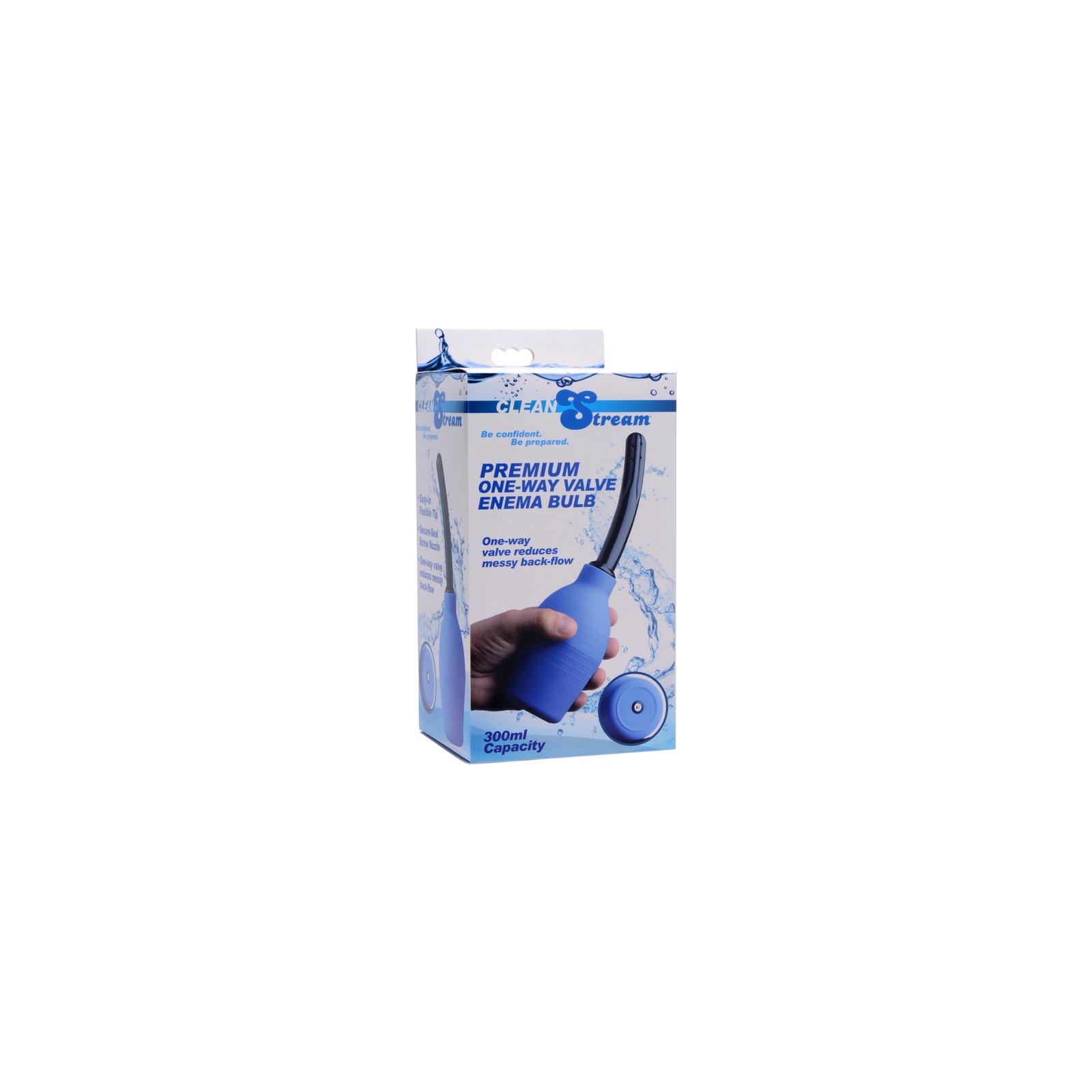 CleanStream One-Way Valve Enema Bulb for Easy Cleaning