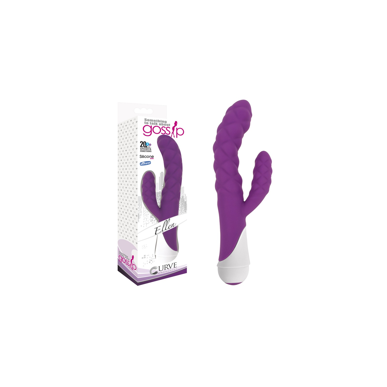 Vibrador Gossip Ellen con 20 Velocidades y Funciones