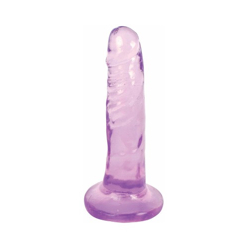 Dildo Curve Toys Lollicock Slim Stick de 6in con Succión