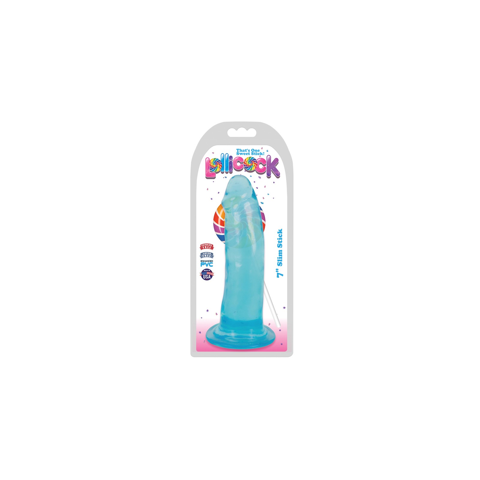 Dildo Curve Toys Lollicock Slim Stick para Placer Delgado