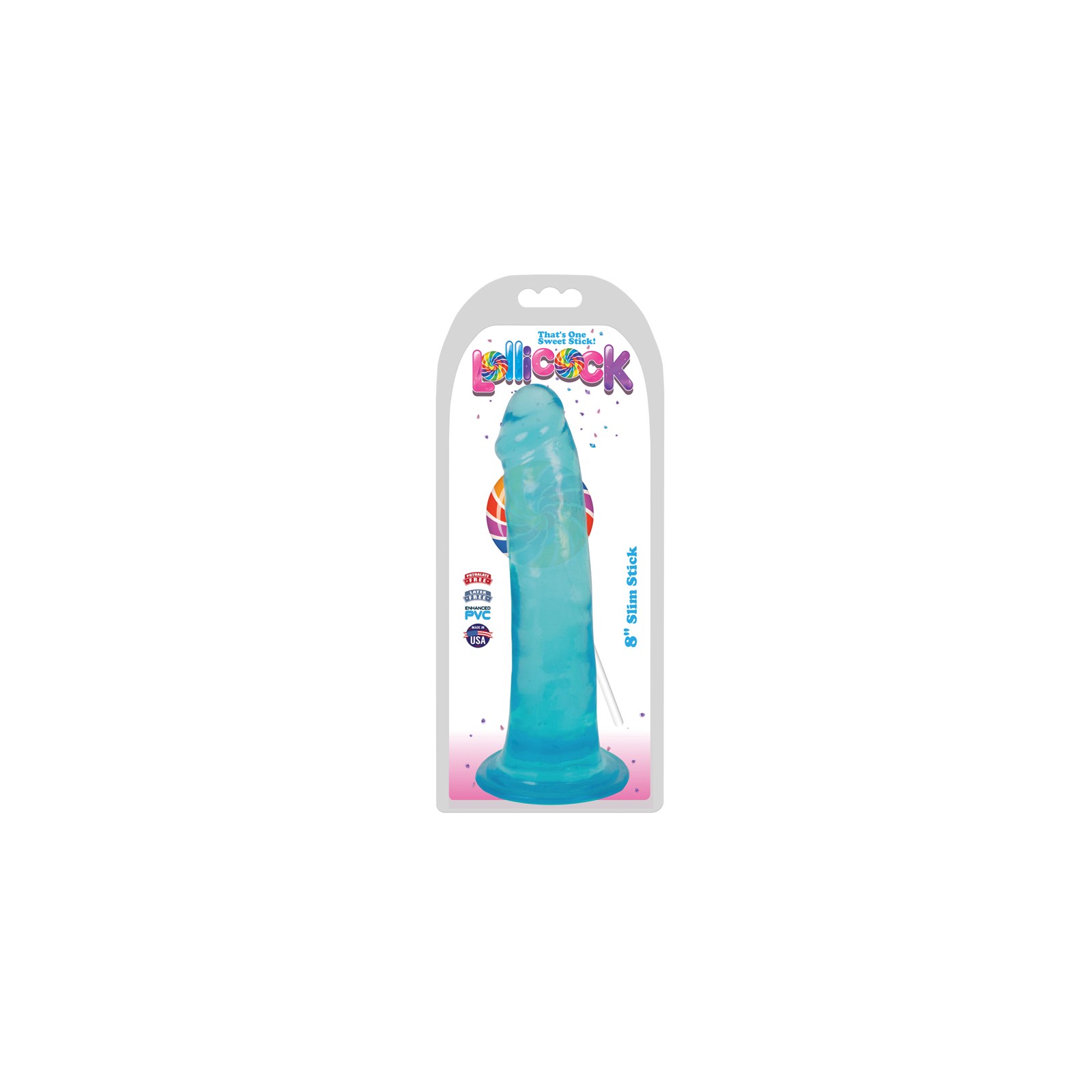 Dildo Slim Stick Lollicock con Base de Succión