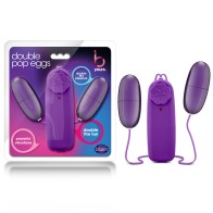 B Yours Double Pop Eggs Vibrator - Remote Controlled