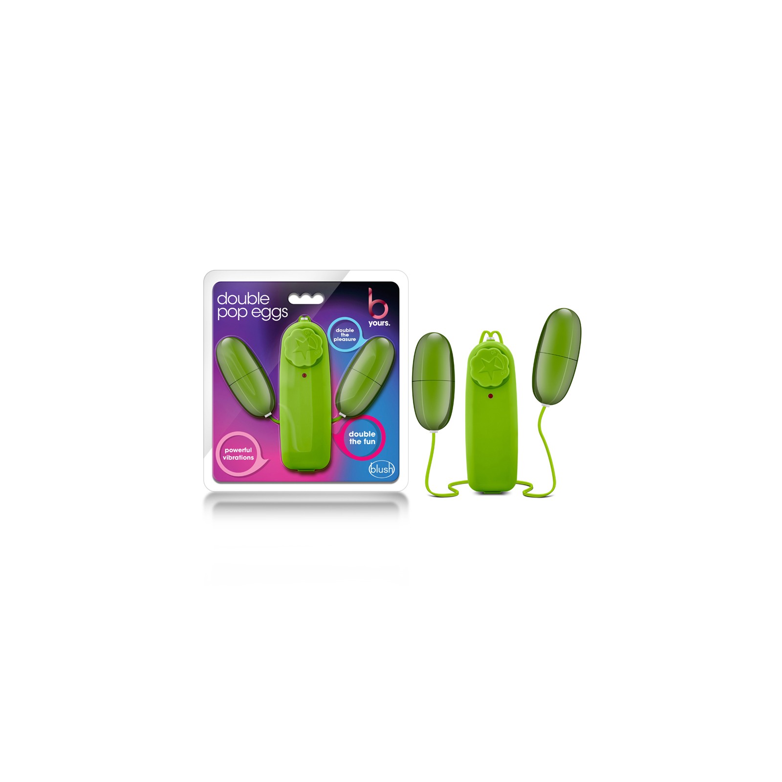 B Yours Double Pop Eggs - Waterproof Remote-Controlled Vibrator