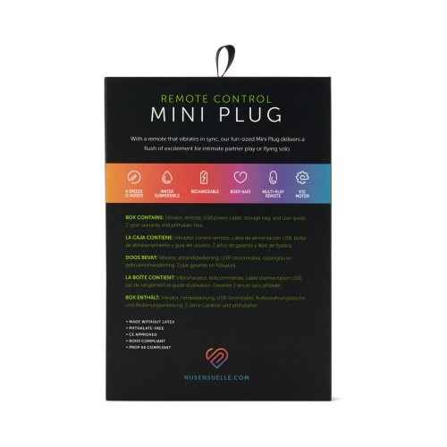 Nu Sensuelle Remote Control Mini Plug - Dynamic Pleasure