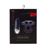 Anillo Para Parejas Nu Sensuelle Endure Control Remoto Azul