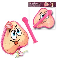 Pink Pecker Bat & Ball Piñata Combo Pack - Bachelorette Fun