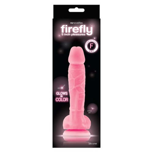 Dildo Glow-in-the-Dark Rosa