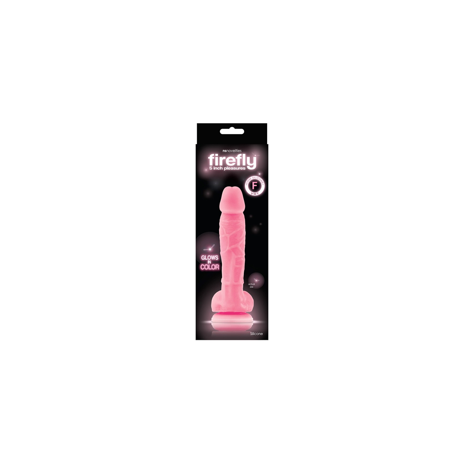 Dildo Glow-in-the-Dark Rosa