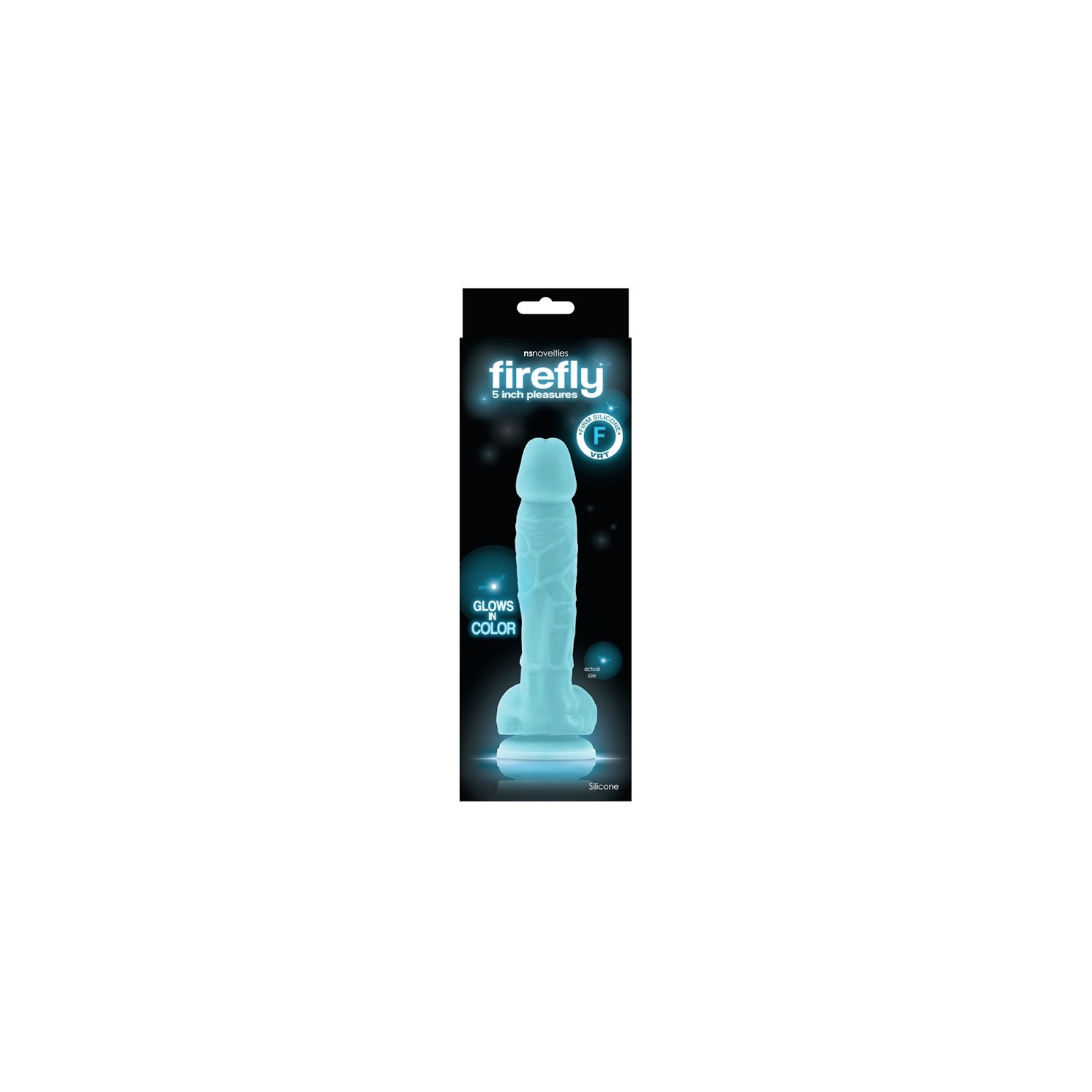 Glow-in-the-Dark Silicone Dildo with Suction Cup