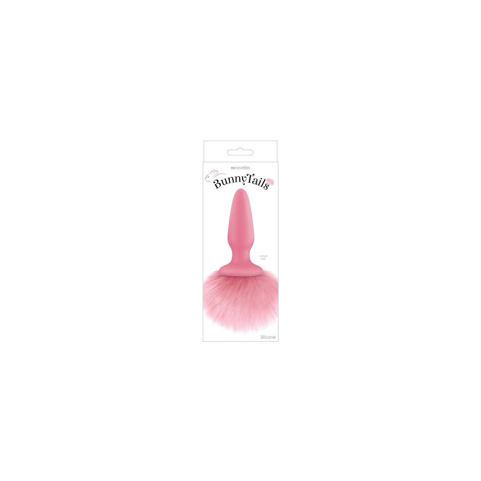 Bunny Tails Butt Plug in Pink