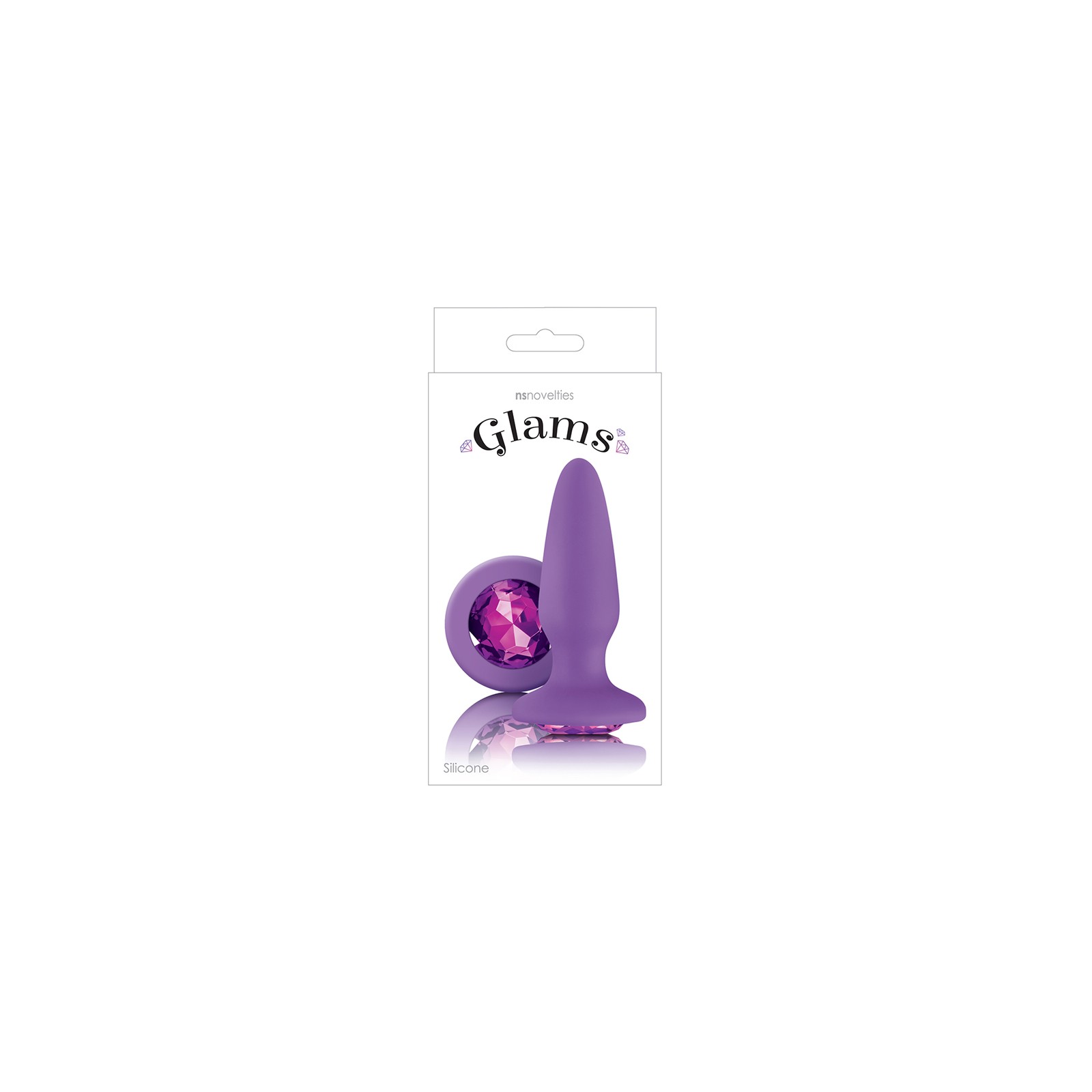 Glams Anal Plug Purple Gem