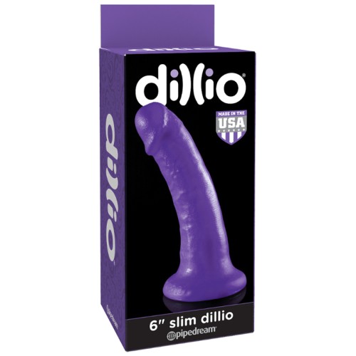 Pipedream Dillio 6 in. Slim Realistic Dildo with Suction Cup