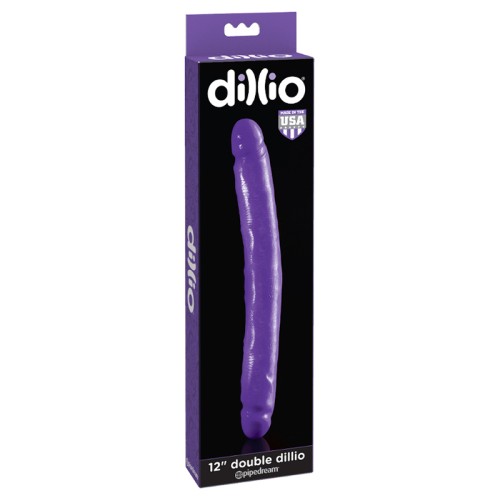 Pipedream Dillio 12 in. Double Dong Purple