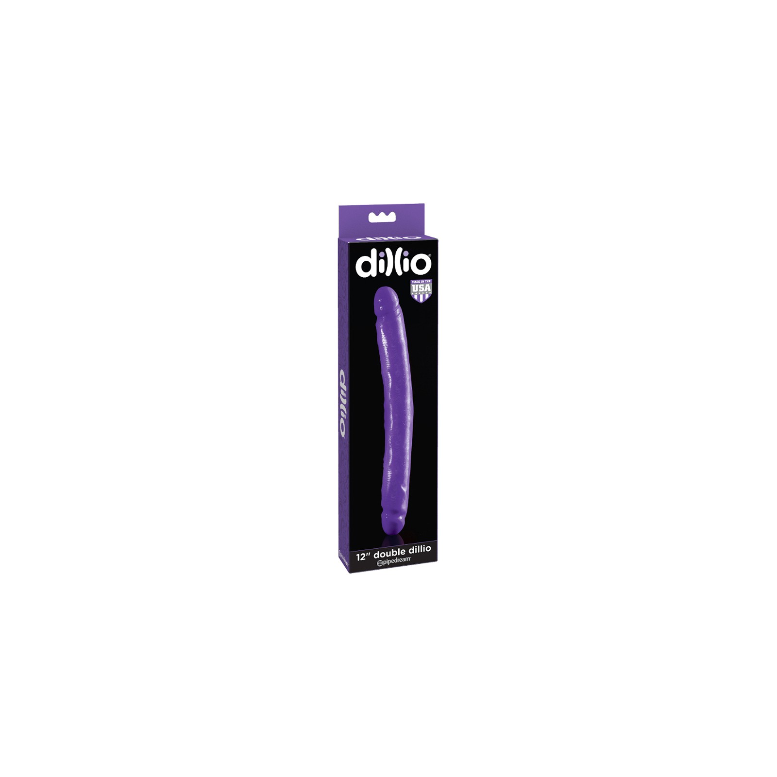 Dildo Doble Realista Pipedream Dillio de 12 in. Morado