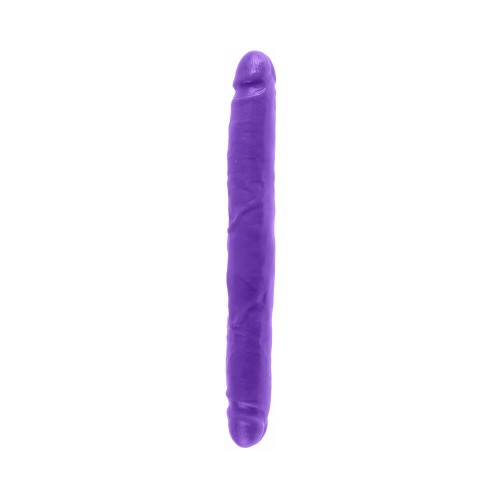 Dildo Doble Realista Pipedream Dillio de 12 in. Morado