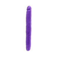 Dildo Doble Realista Pipedream Dillio de 12 in. Morado