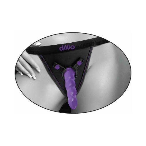 Pipedream Dillio Adjustable Harness Black/Purple