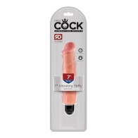 Dildo Vibrante Pipedream King Cock de 7 in. para Placer Realista