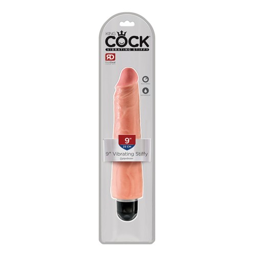 9 in. Vibrating Realistic Dildo - King Cock