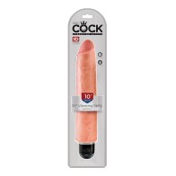 Pipedream King Cock 10 Vibrating Dildo Beige