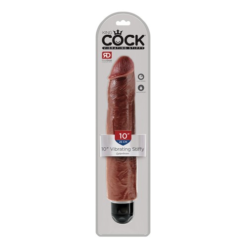 Dildo Realista Vibrador King Cock 10 in. de Pipedream