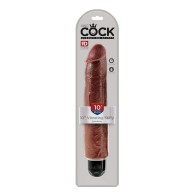 Dildo Realista Vibrador King Cock 10 in. de Pipedream