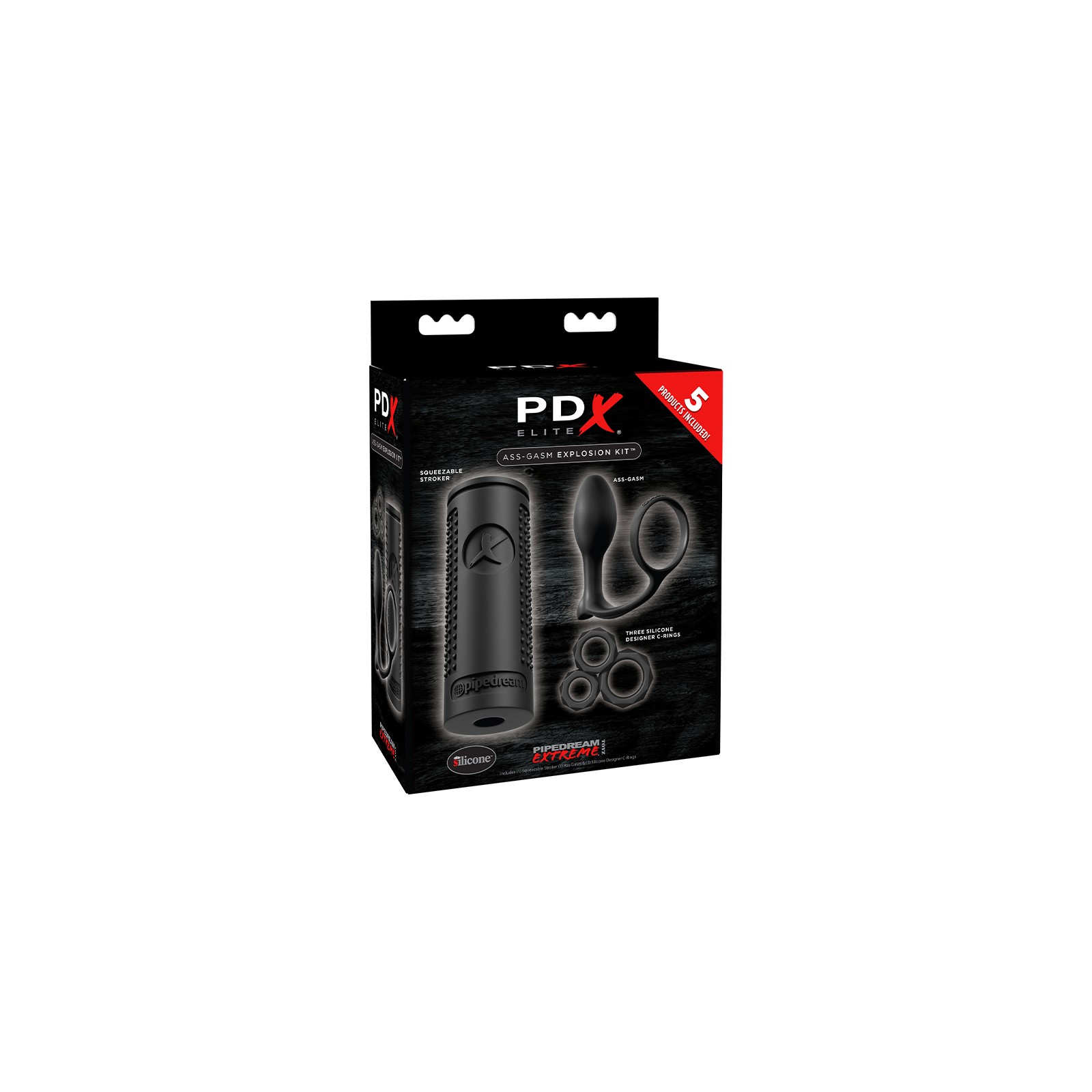 Kit de Placer PDX Elite Ass-Gasm Explosion de 5 Piezas