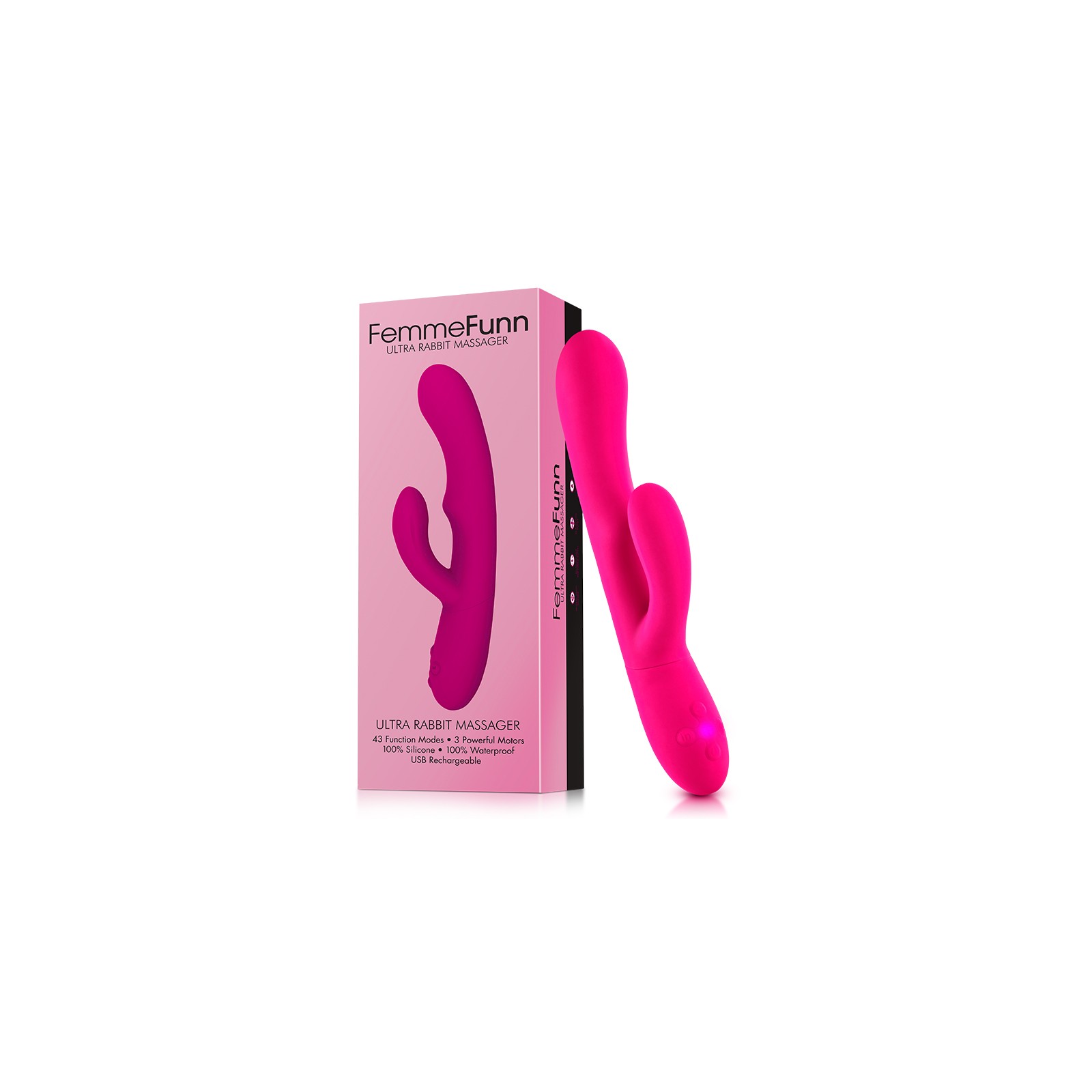 Vibrador de Doble Estimulación FemmeFunn Ultra Rabbit Rosa