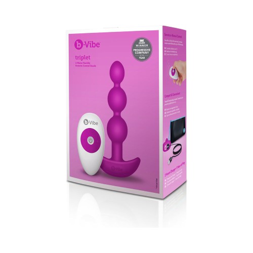 Perlas Anales Recargables b-Vibe Triplet