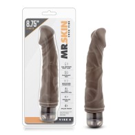 Dildo Vibrador Realista Dr. Skin Vibe 6 de 8.75 Pulgadas Marrón