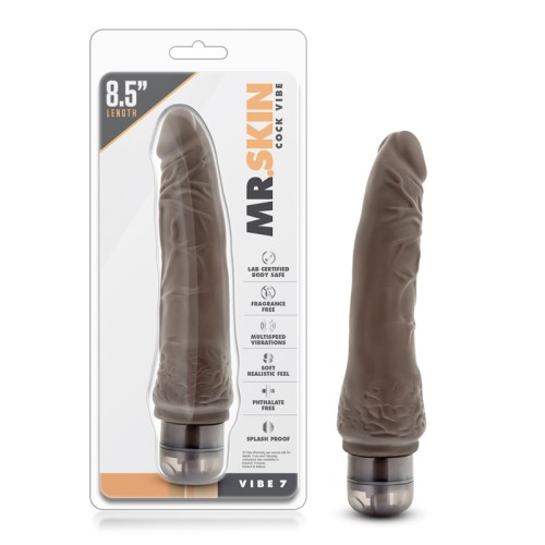 Dildo Vibrador Dr. Skin Vibe 7 para Placer Intenso