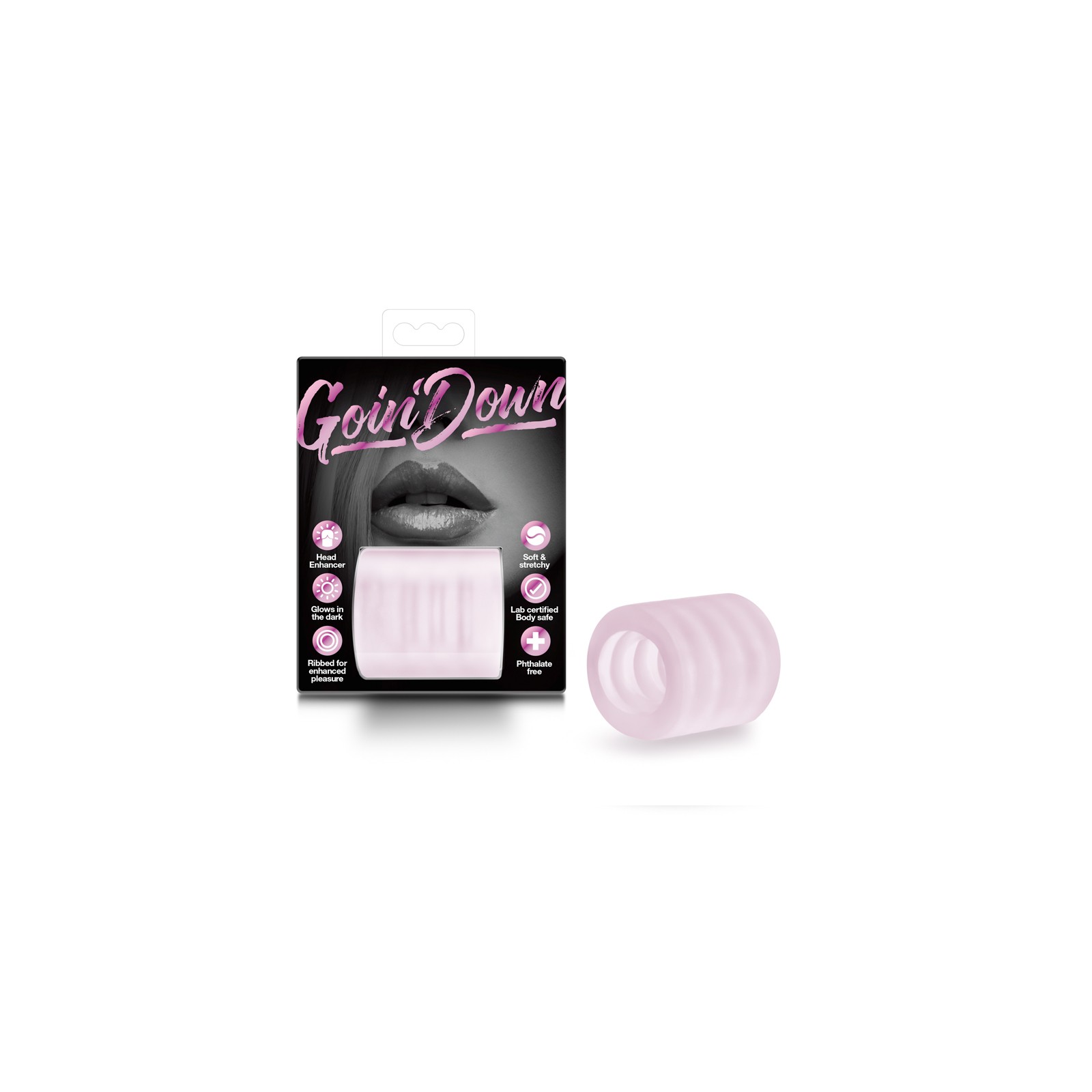 X5 Men Goin' Down BJ Stroker Oral Enhancer Pink