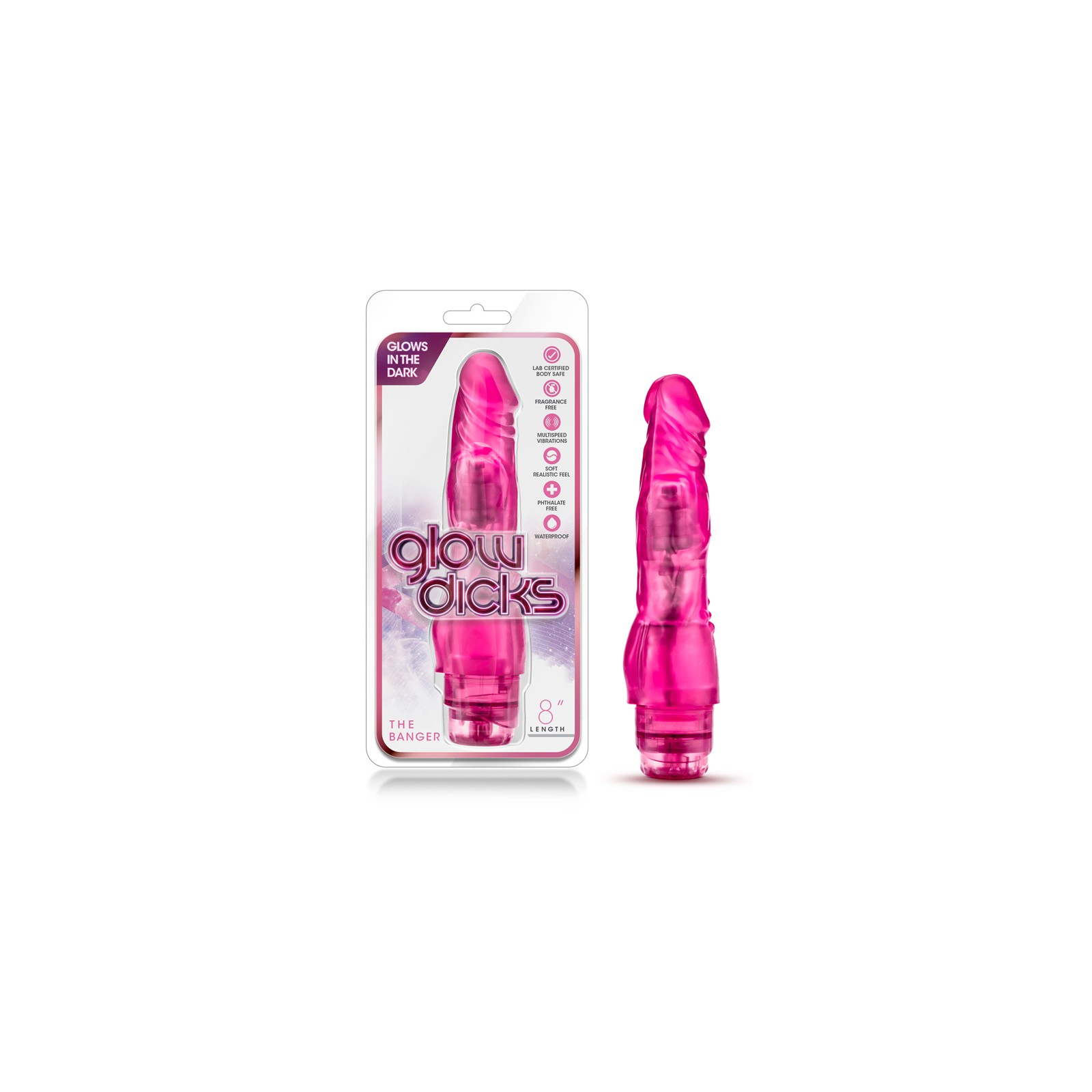 Glow Dicks The Banger Dildo Realista