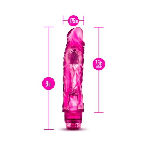 Glow Dicks The Drop Dildo Vibrador Realista Rosa