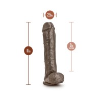 Dr. Skin Mr. Savage Realistic Dildo - Brown