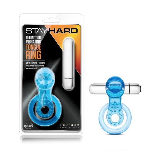 Stay Hard 10 Function Vibrating Tongue Ring