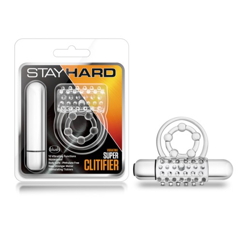 Stay Hard Vibrating Clitifier Cockring for Enhanced Pleasure