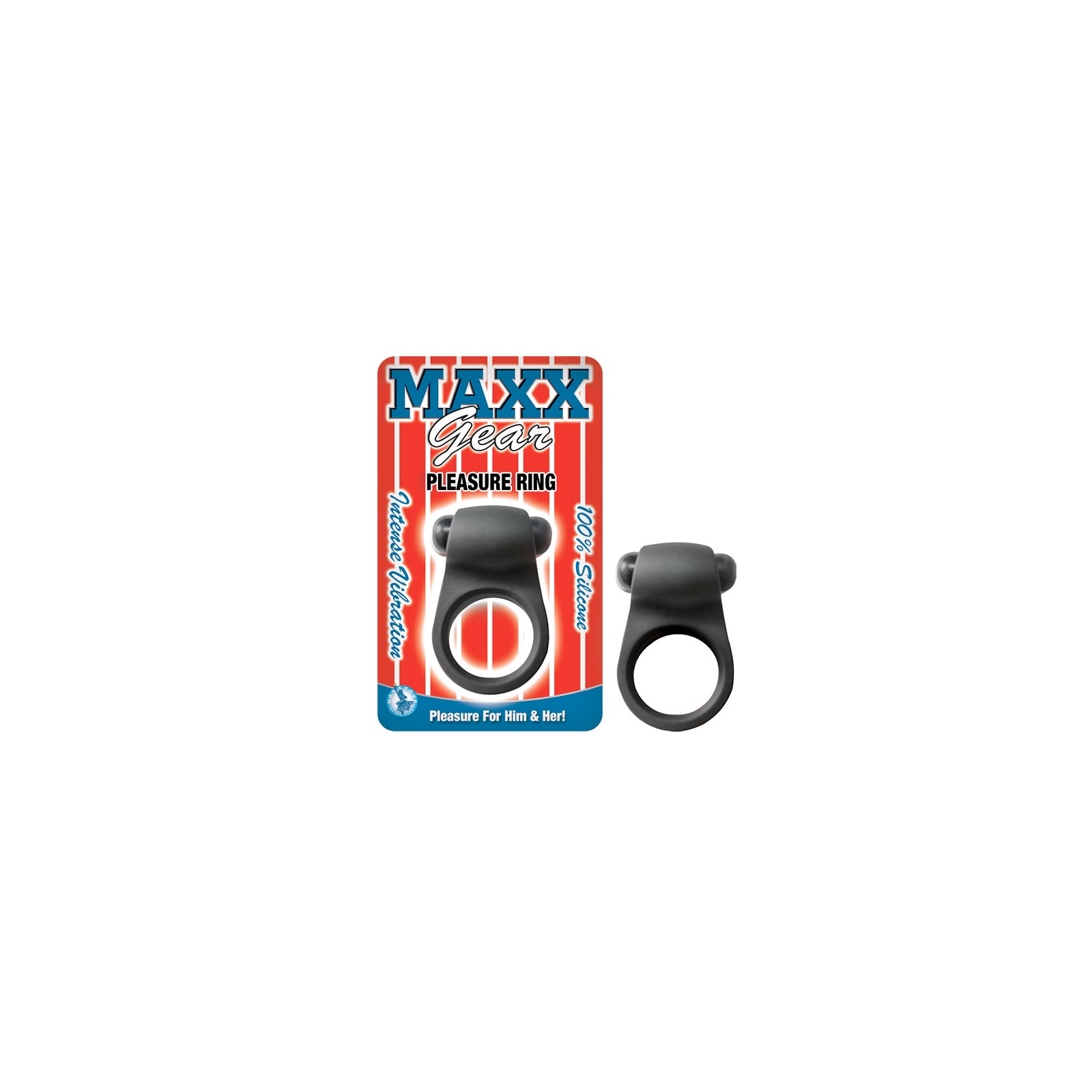 Anillo de Placer Maxx Gear Negro - Mejora del Placer