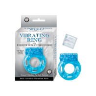 Vibrating Clitoral Pleasure Ring Blue