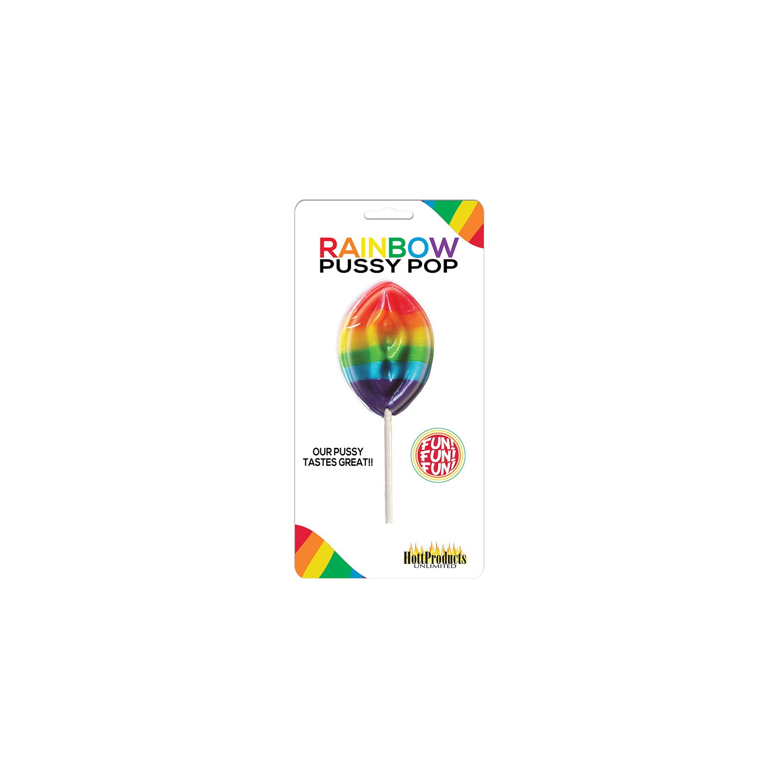 Rainbow Pussy Pop - Fun Edible Lollipop Treat