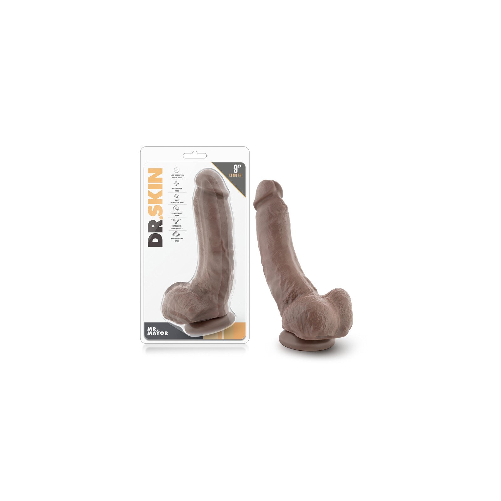 Dr. Skin Mr. Mayor Realistic 9 in. Dildo