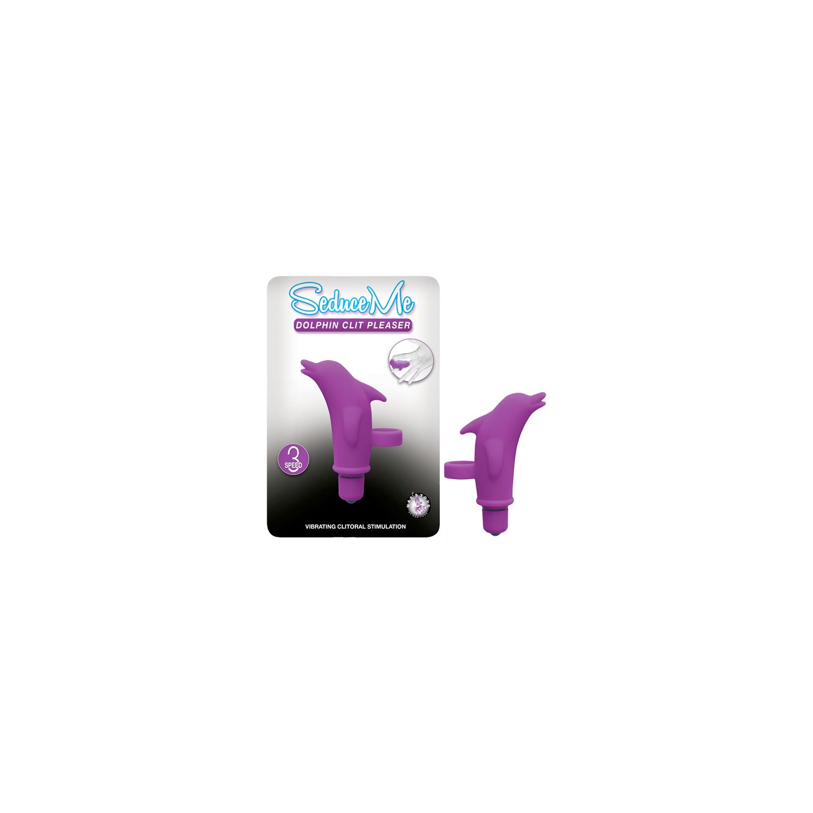 Seduce Me Dolphin Clitoral Vibrator 3 Speed Purple