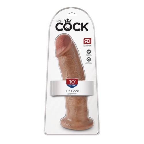 Dildo Realista de 10 in. con Base de Ventosa