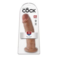 10 in. Realistic Dildo with Suction Cup Base