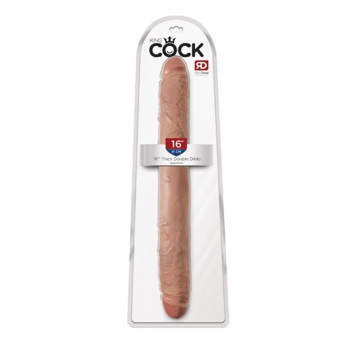 Dildo Doble Pipedream King Cock - Beige Realista