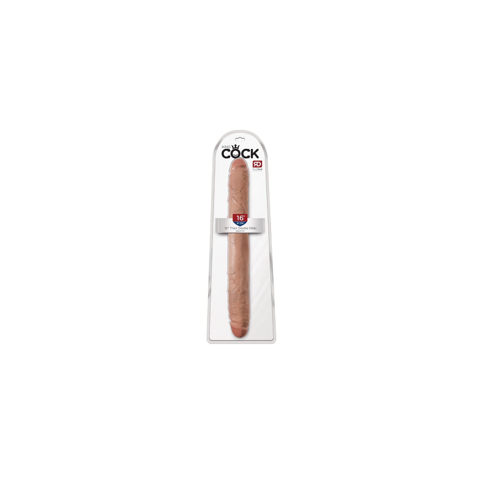 Dildo Doble Pipedream King Cock - Beige Realista